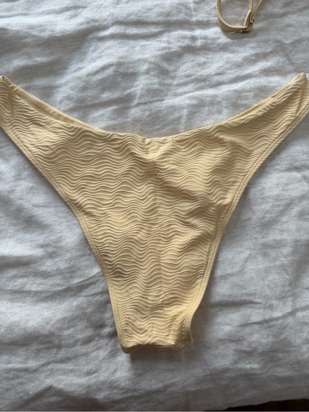 Monday swimwear soft yellow Bikini Bottom